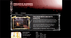 Desktop Screenshot of preservebarbers.com